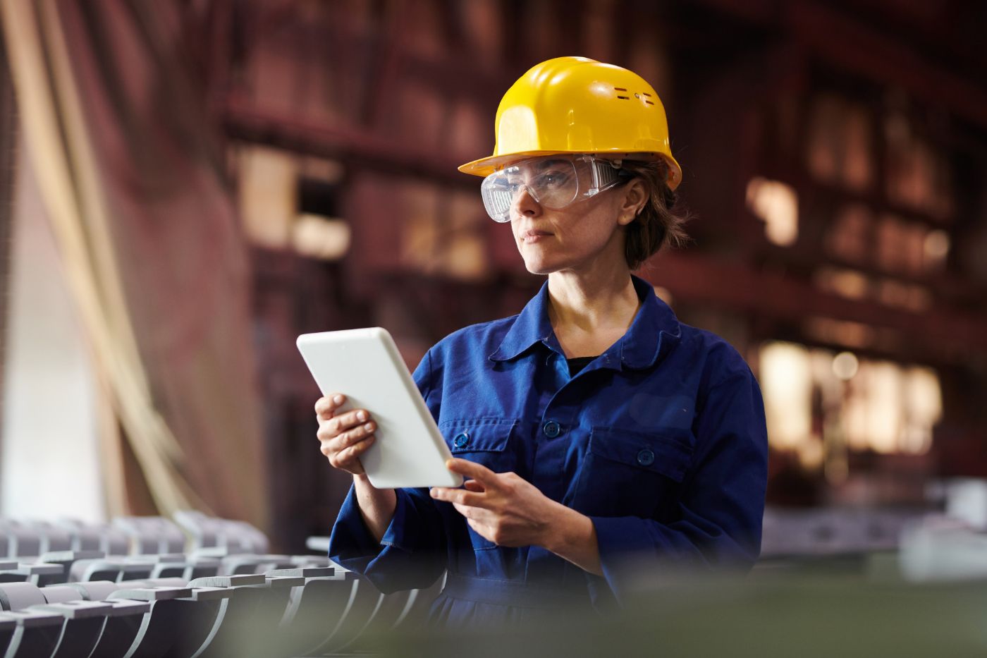 female factory worker