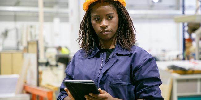 wcom female plant worker